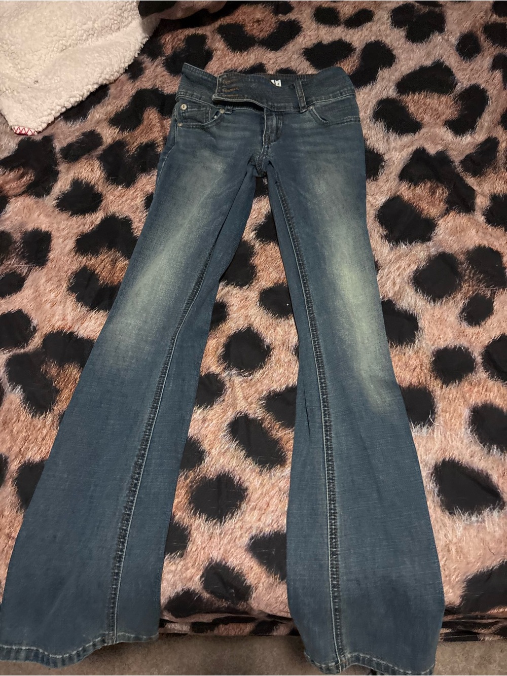 Rue 21 Dark Blue Flared Women's Jeans